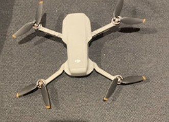 DJI Mini 2 drone seen from above